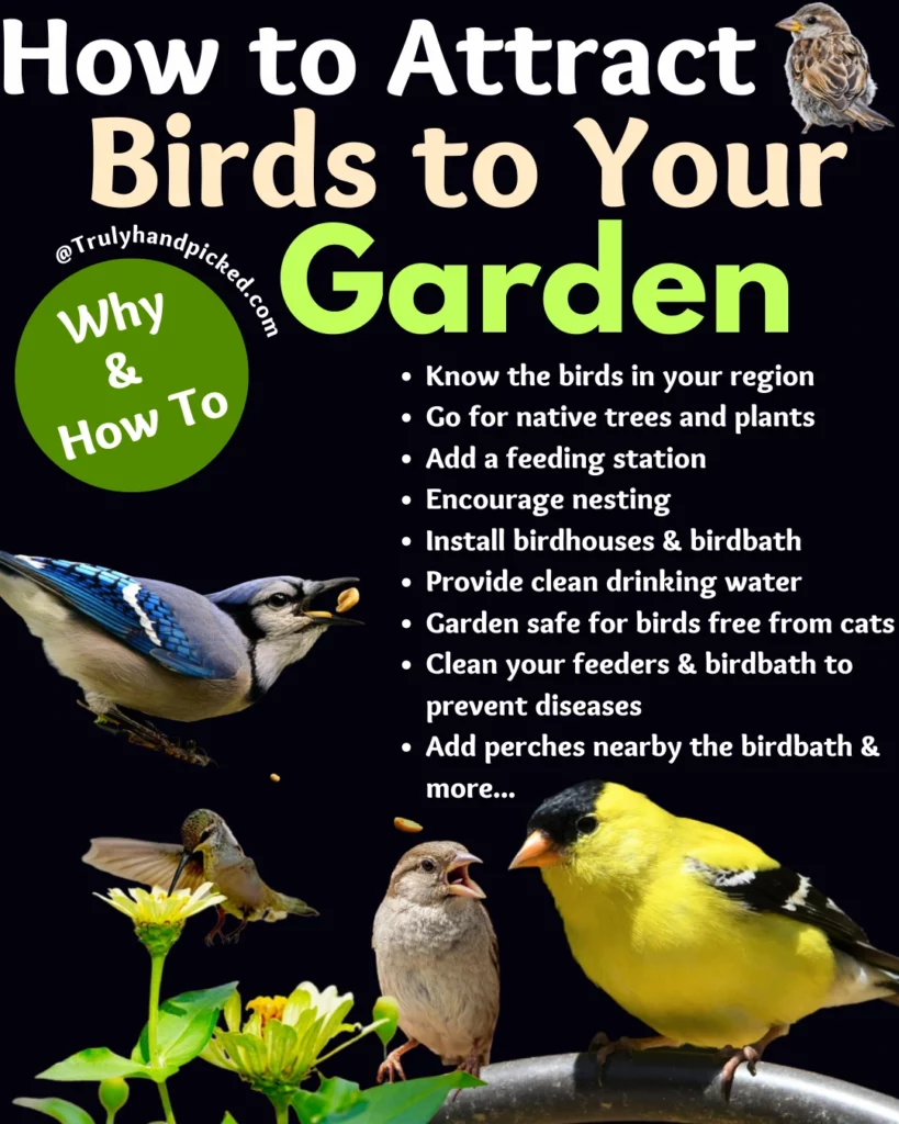 Why and how to attract birds to your garden and balcony quick tips