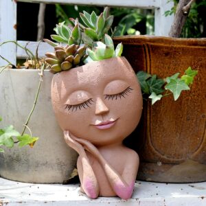 Cute Desktop Planter - Smiley Face Pot